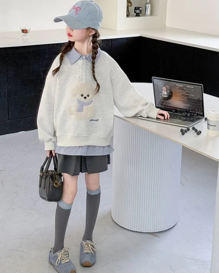 Kids Sweatshirt – Soft Cotton Casual Pullover