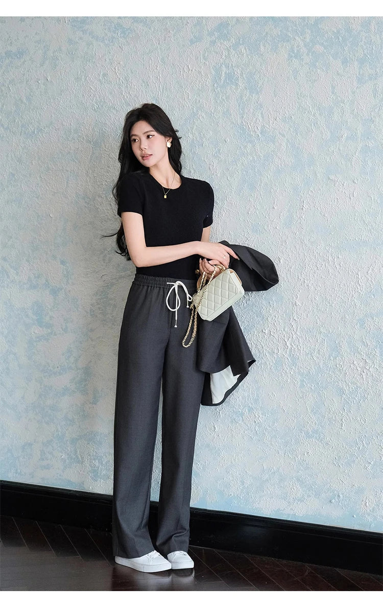 Women's 2 Piece Suit – Elegant Office Blazer & Pants Set
