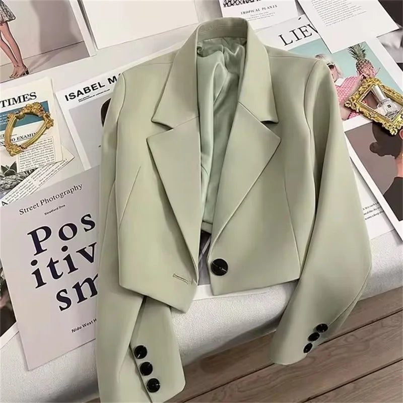 Womens Short Blazer - Caasual Elegant Style