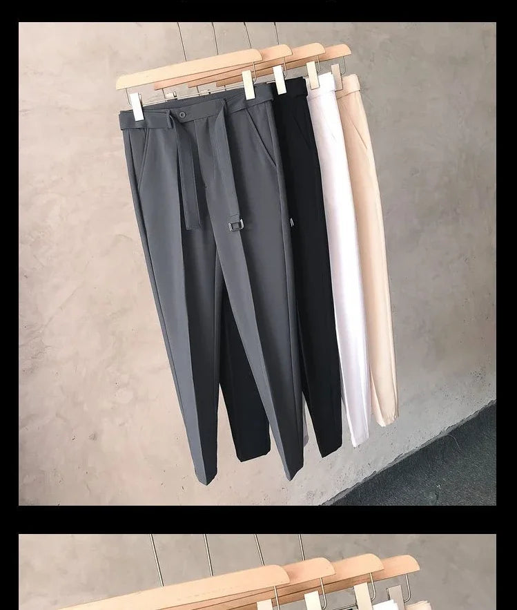 Men's Dress Pants – Slim Fit Office Trousers