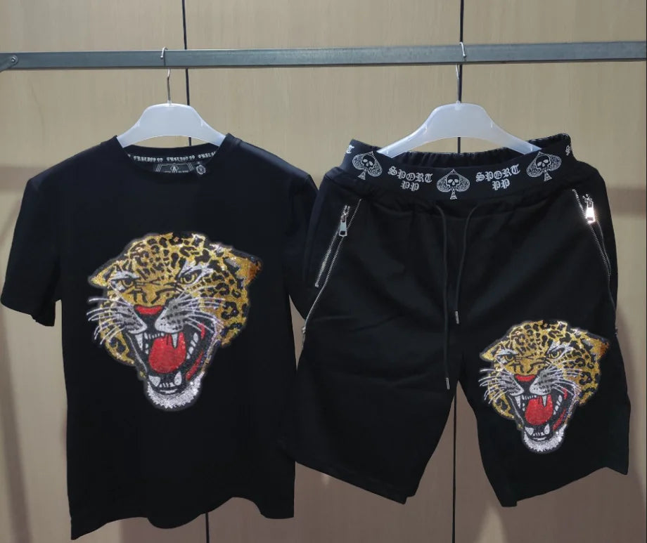 Men's Matching T-Shirt & Shorts Set