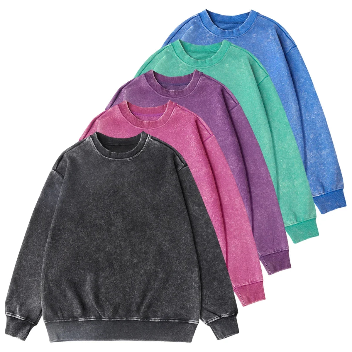 Oversized Sweatshirt in Washed Cotton