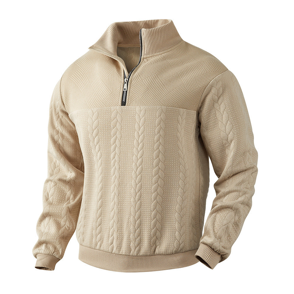 Men’s Jacquard Pullover Hoodie