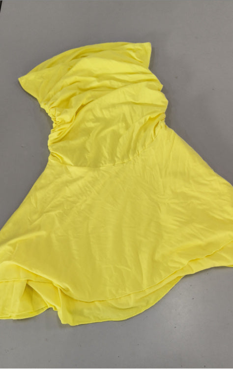 Y2K Tube-top Sexy Pleated Short Dresses