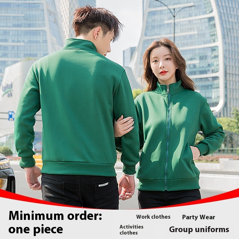 Velvet Sweater Coat Custom Unisex Wear