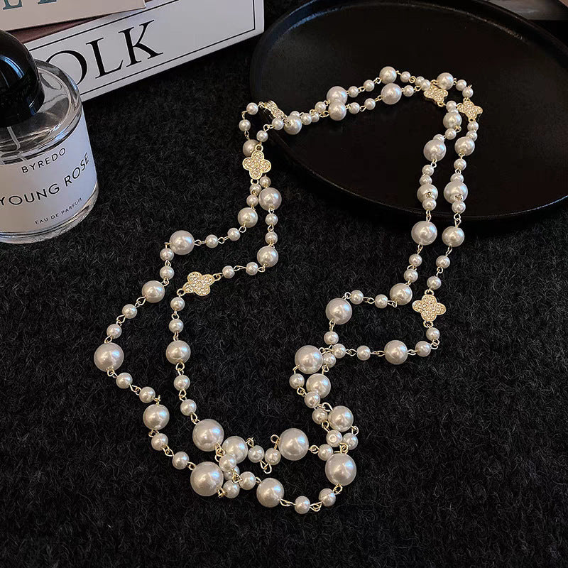 Retro Multi-layer Pearls Necklace