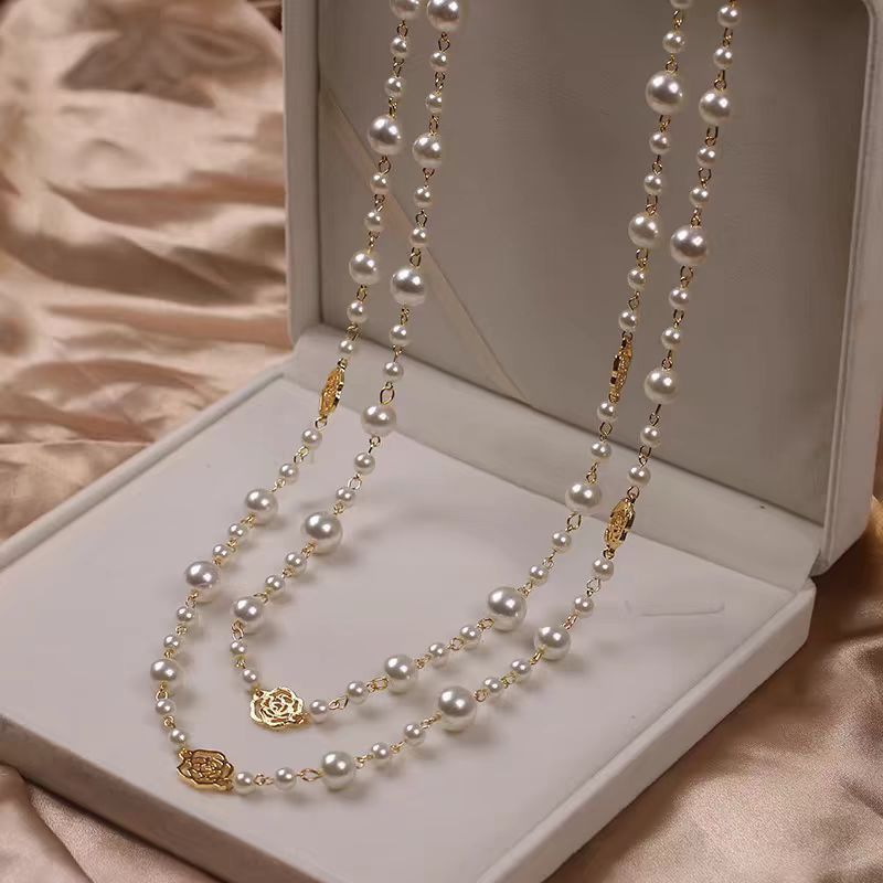 Retro Multi-layer Pearls Necklace