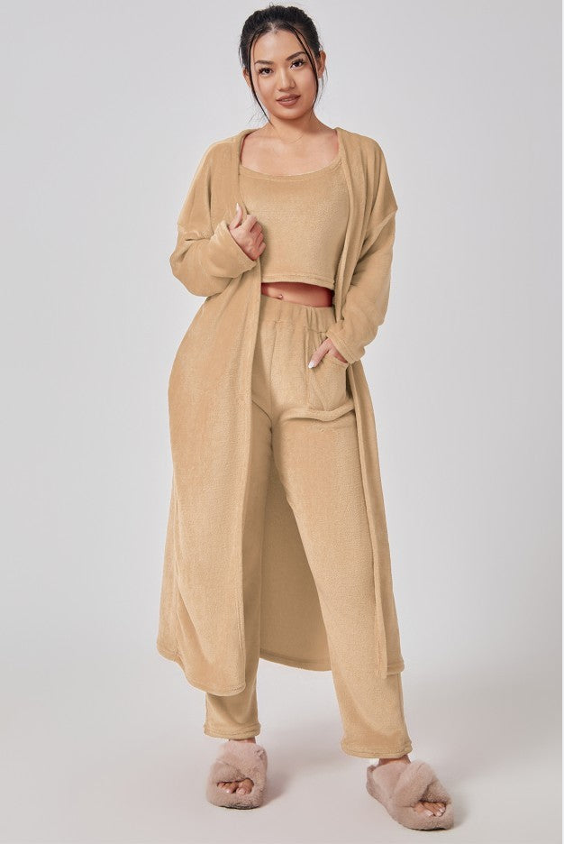Cozy Pajama  3 Piece Pant Sets