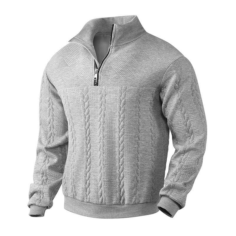 Men’s Jacquard Pullover Hoodie