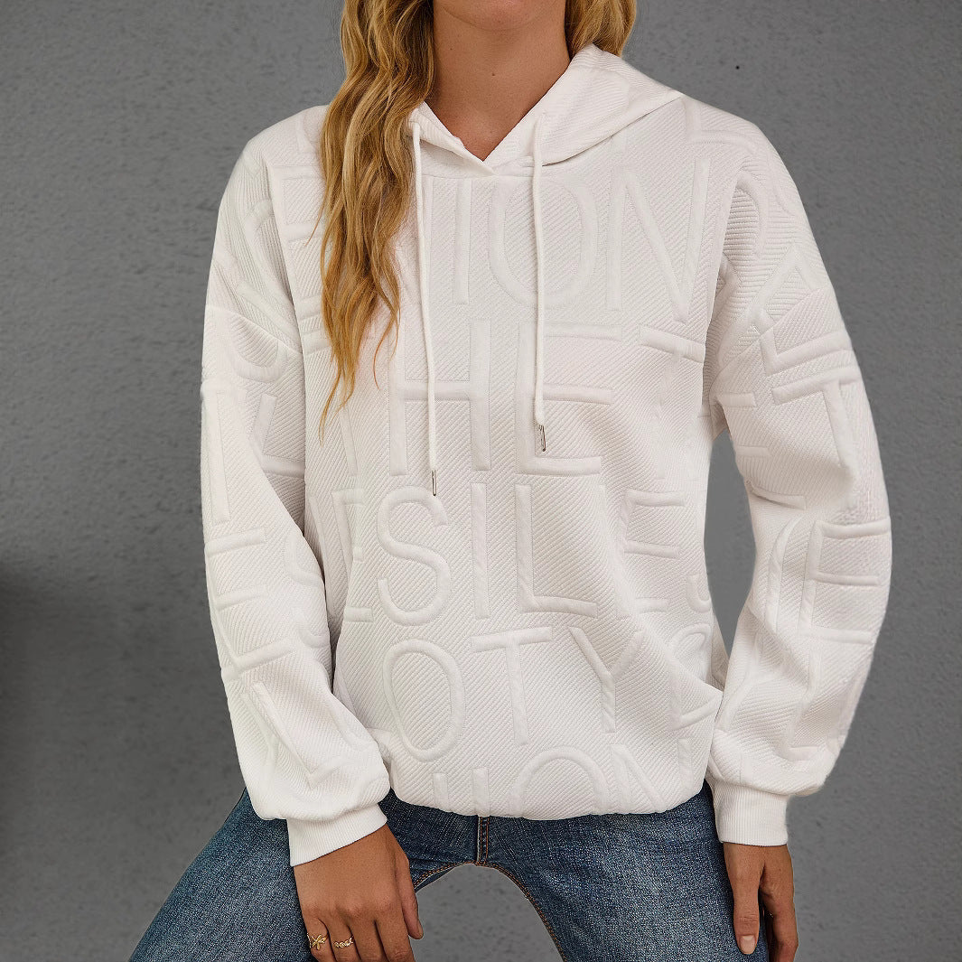 Three-dimensional Printing Long Sleeve Pullover Hoodie