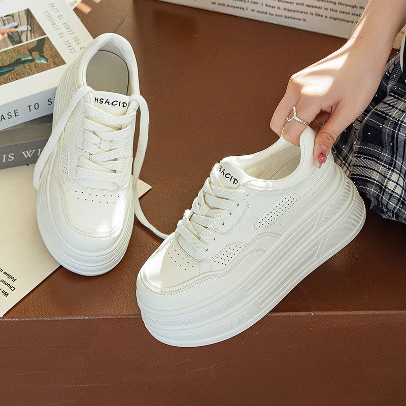 Leather Fashionable Lace-up Shoes