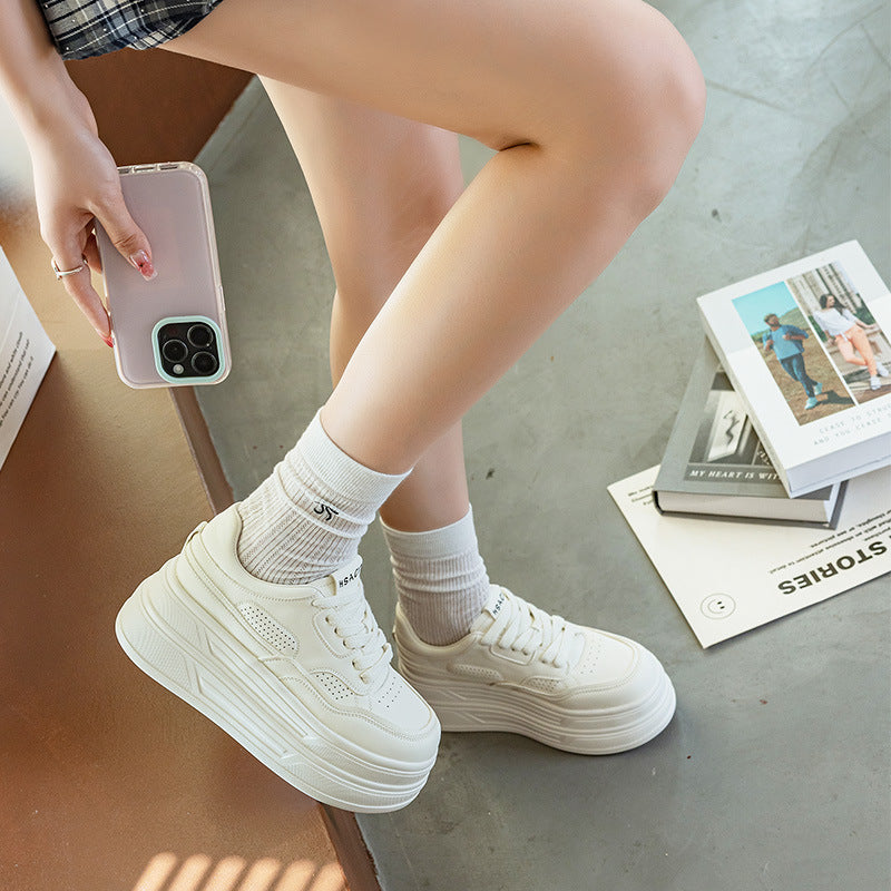 Leather Fashionable Lace-up Shoes