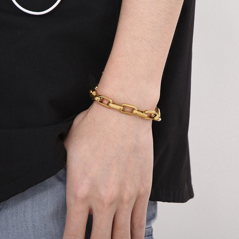 Men's Titanium Steel Geometric Bracelet